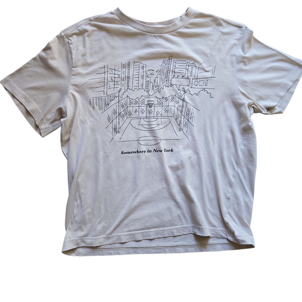 H&M‎ Graphic New York Oversized T-Shirt ~ Medium